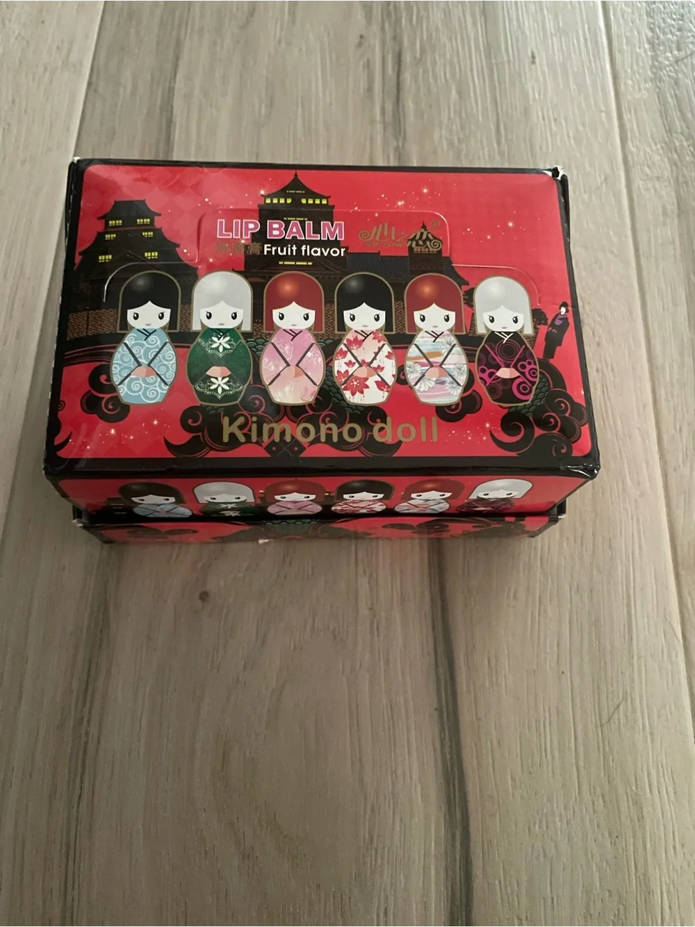 Fruit Scented Lip Balm Set - Dolls (24 total)